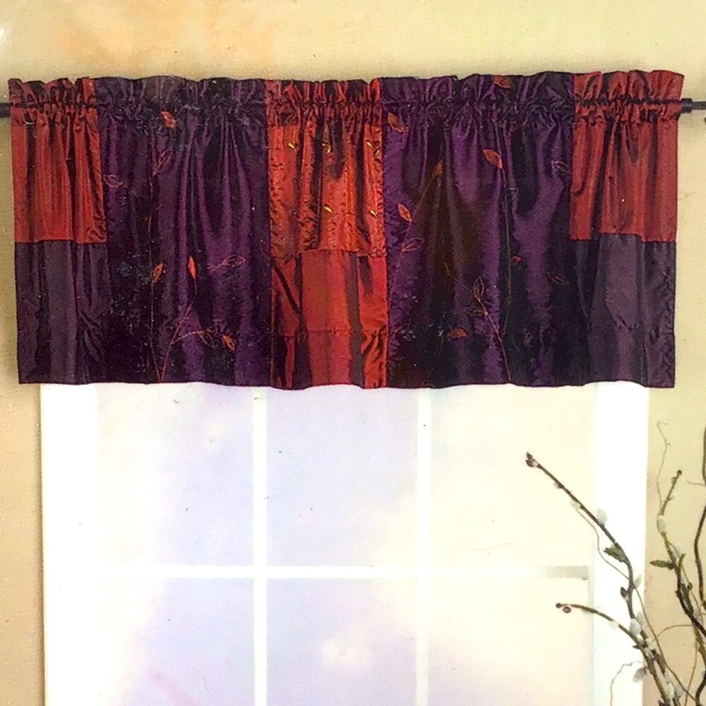 1 of 5 Springmaid ‘Kashan’ Rod Pocket Valance Jewel Tone NWT Vintage